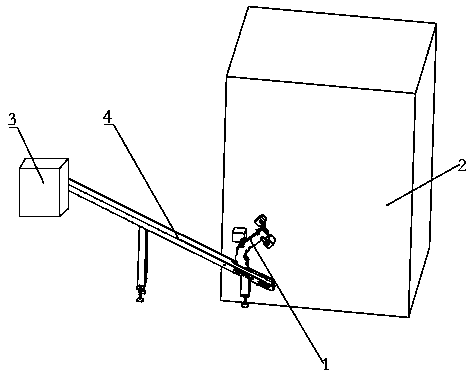 Tea bag packaging line and its tea bag conveying device, tea bag reversing mechanism