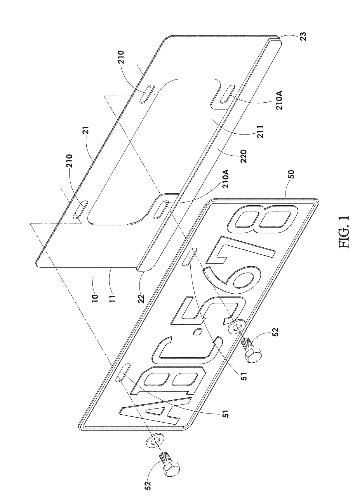 License plate radio electronic identifier