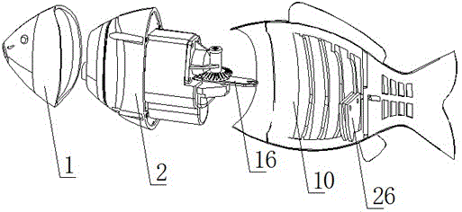 Underwater high-simulation robotic fish mechanism and system