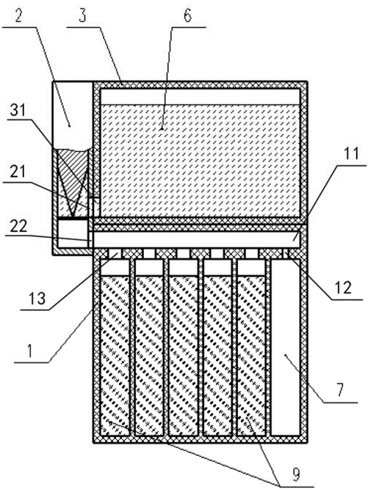 Novel liquid injection system used for storage type battery