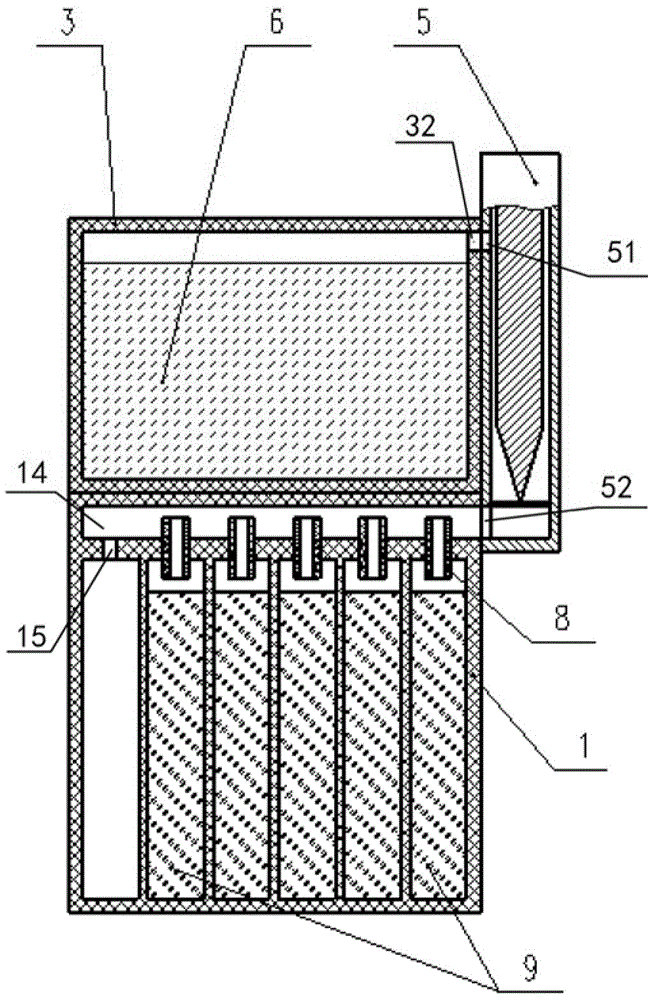 Novel liquid injection system used for storage type battery