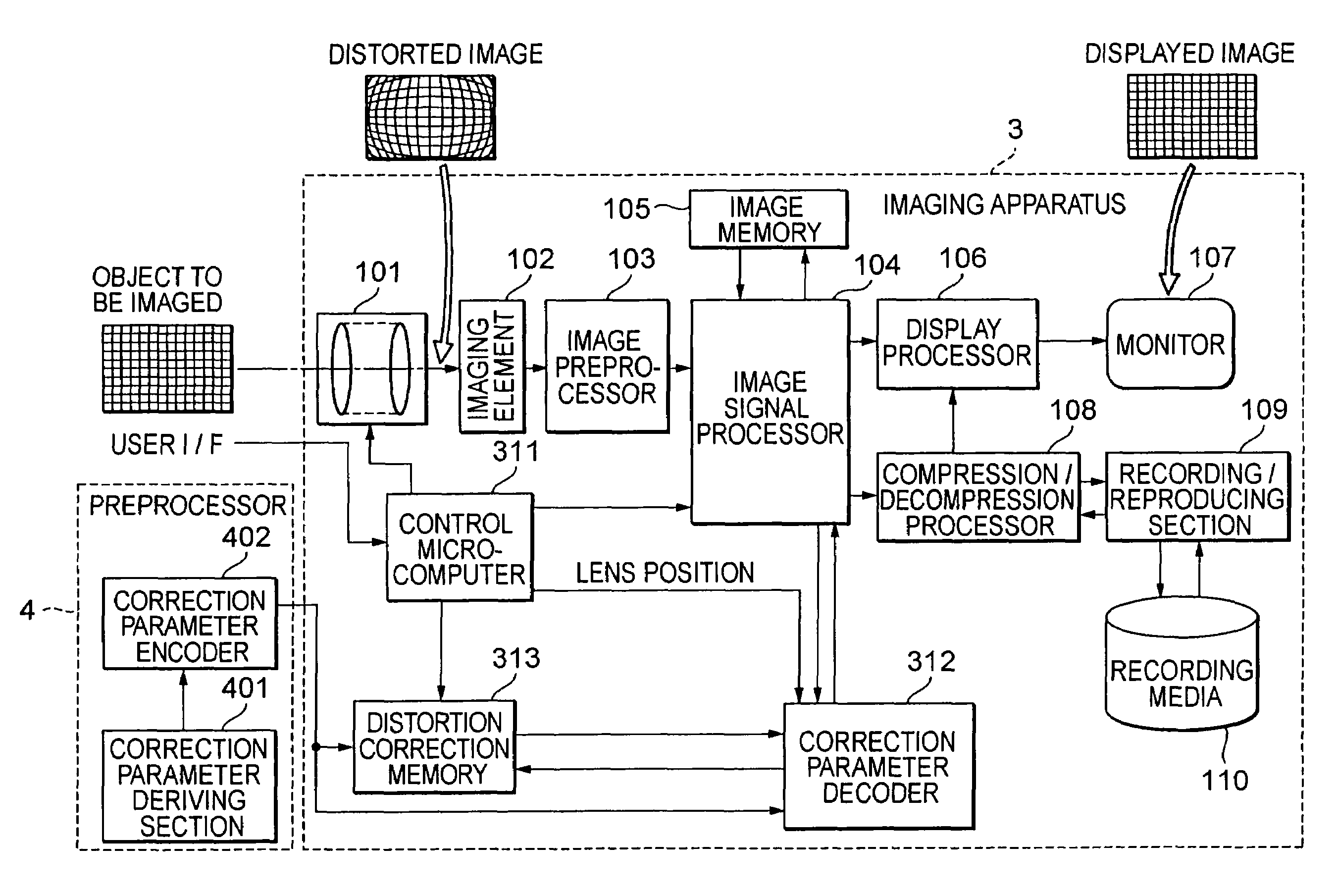 Image processing apparatus, image processing system, imaging apparatus and image processing method