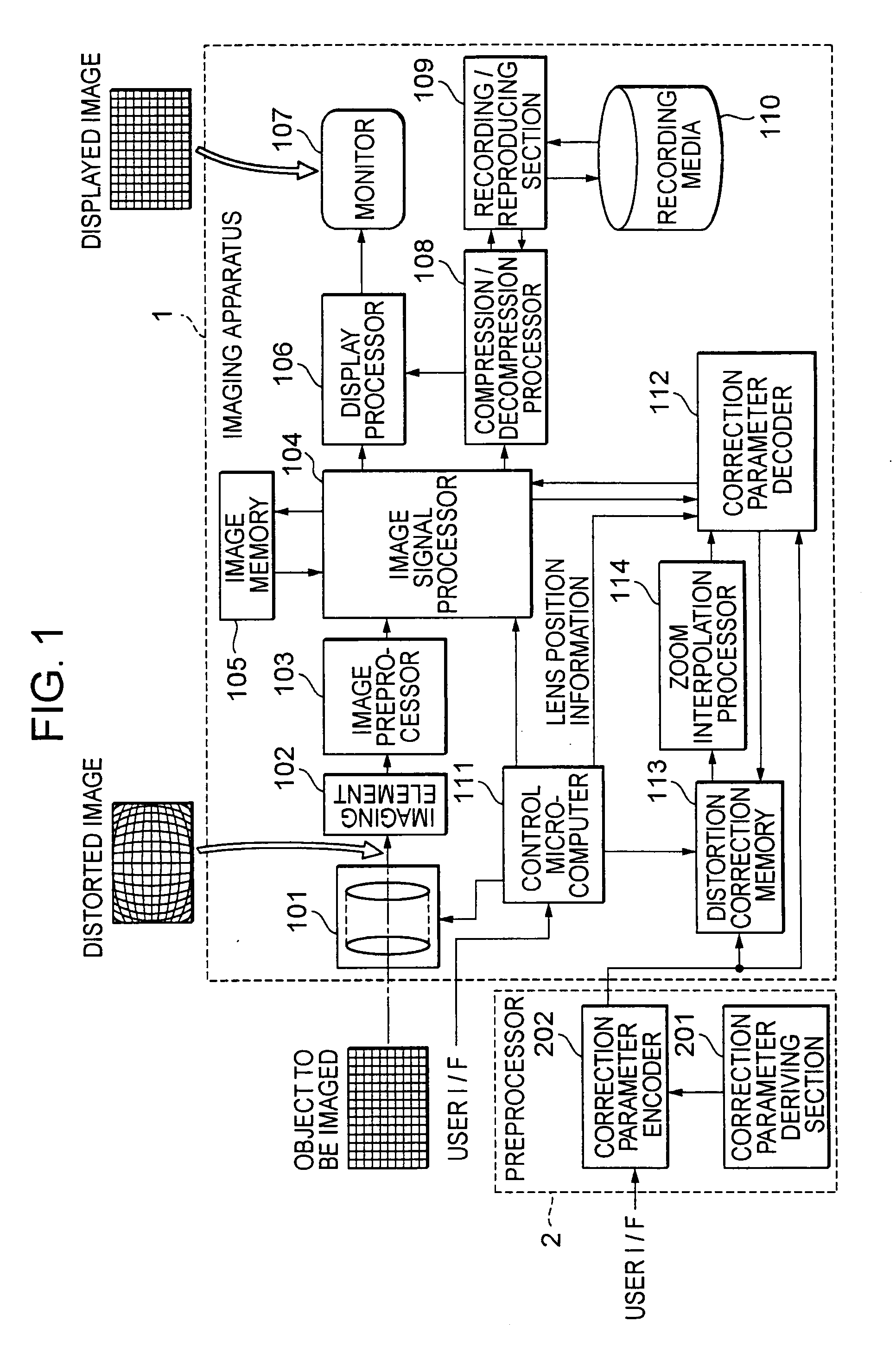 Image processing apparatus, image processing system, imaging apparatus and image processing method