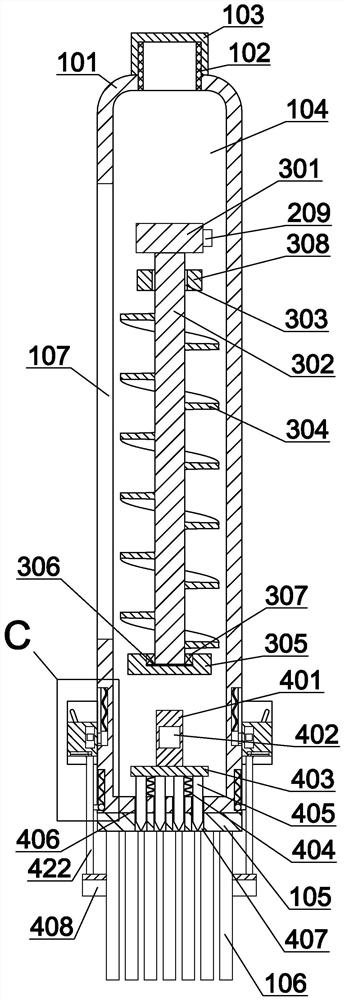 Pressing type paint brush capable of automatically adding paint and using method thereof