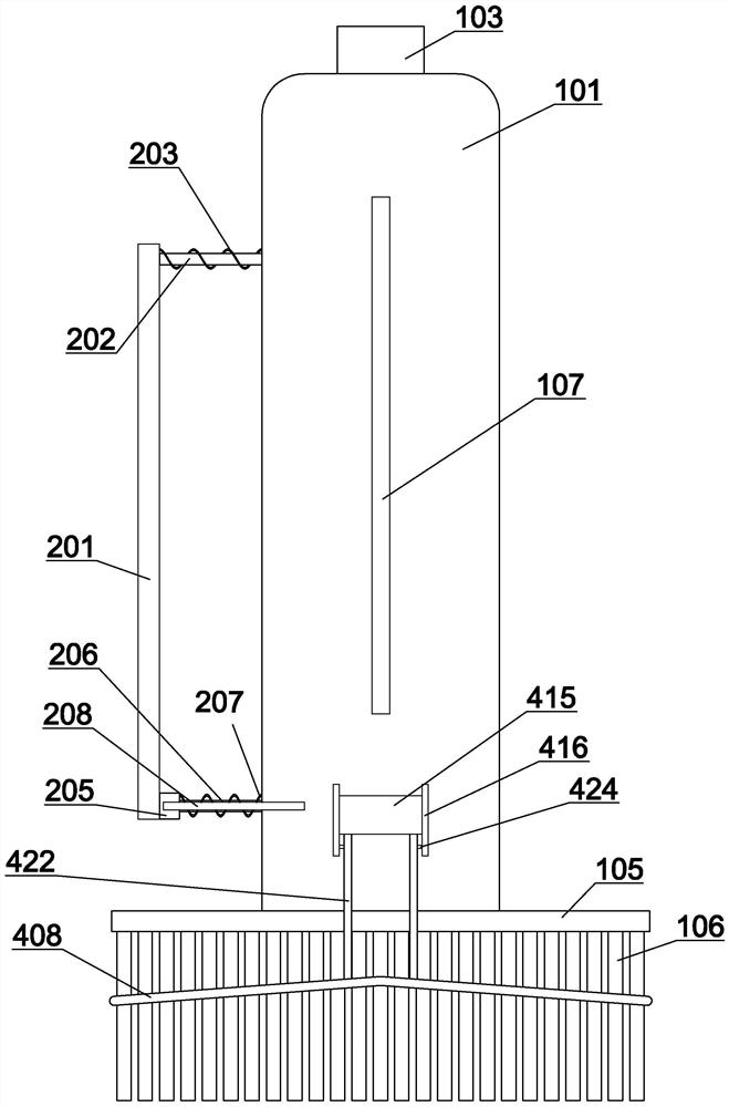 Pressing type paint brush capable of automatically adding paint and using method thereof