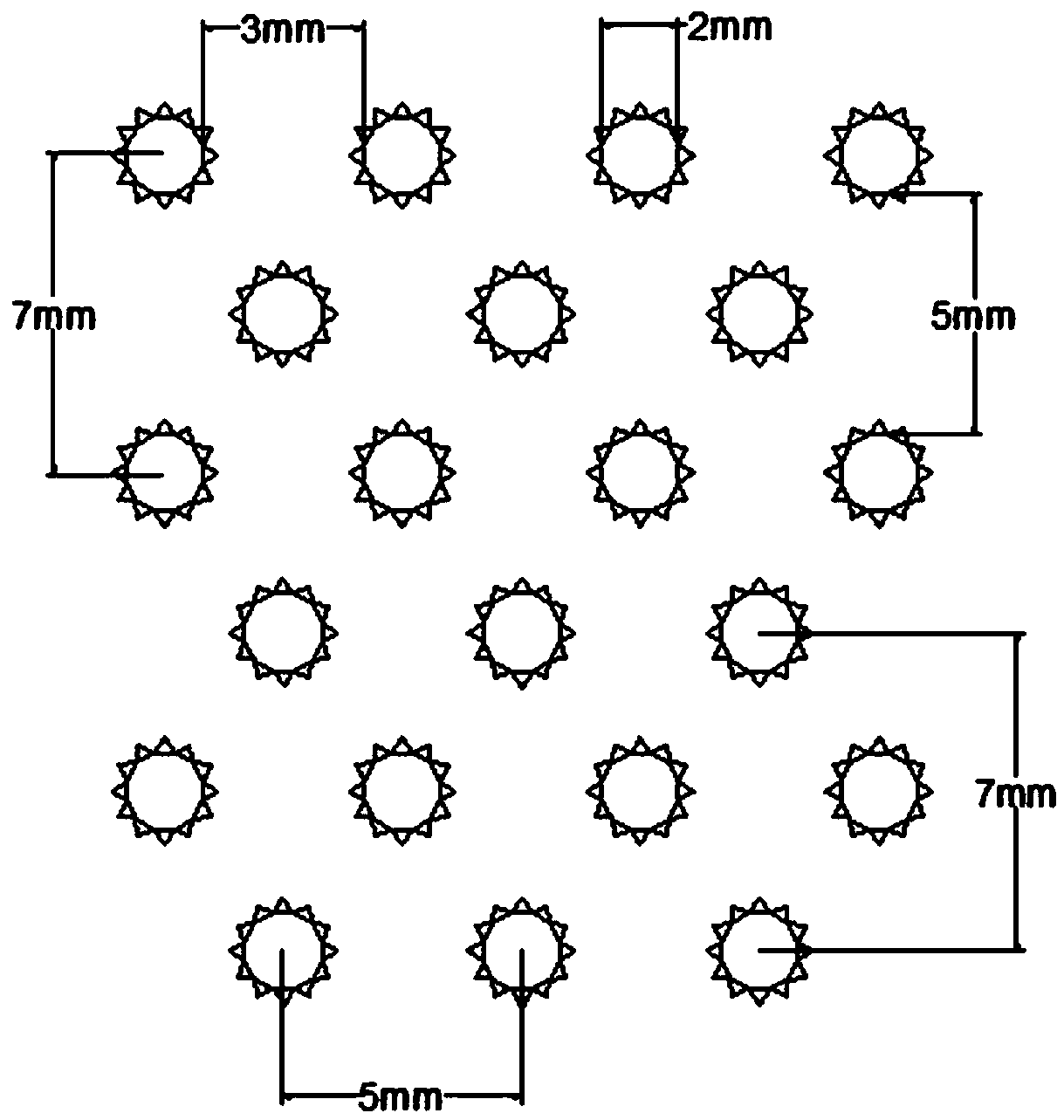 Cassava starch pretreatment-special-shaped medium magnetic separation process