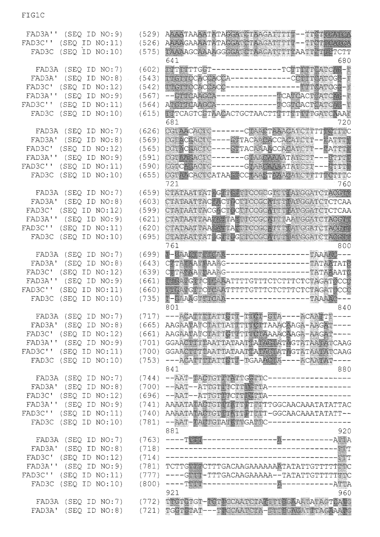 FAD3 performance loci and corresponding target site specific binding proteins capable of inducing targeted breaks