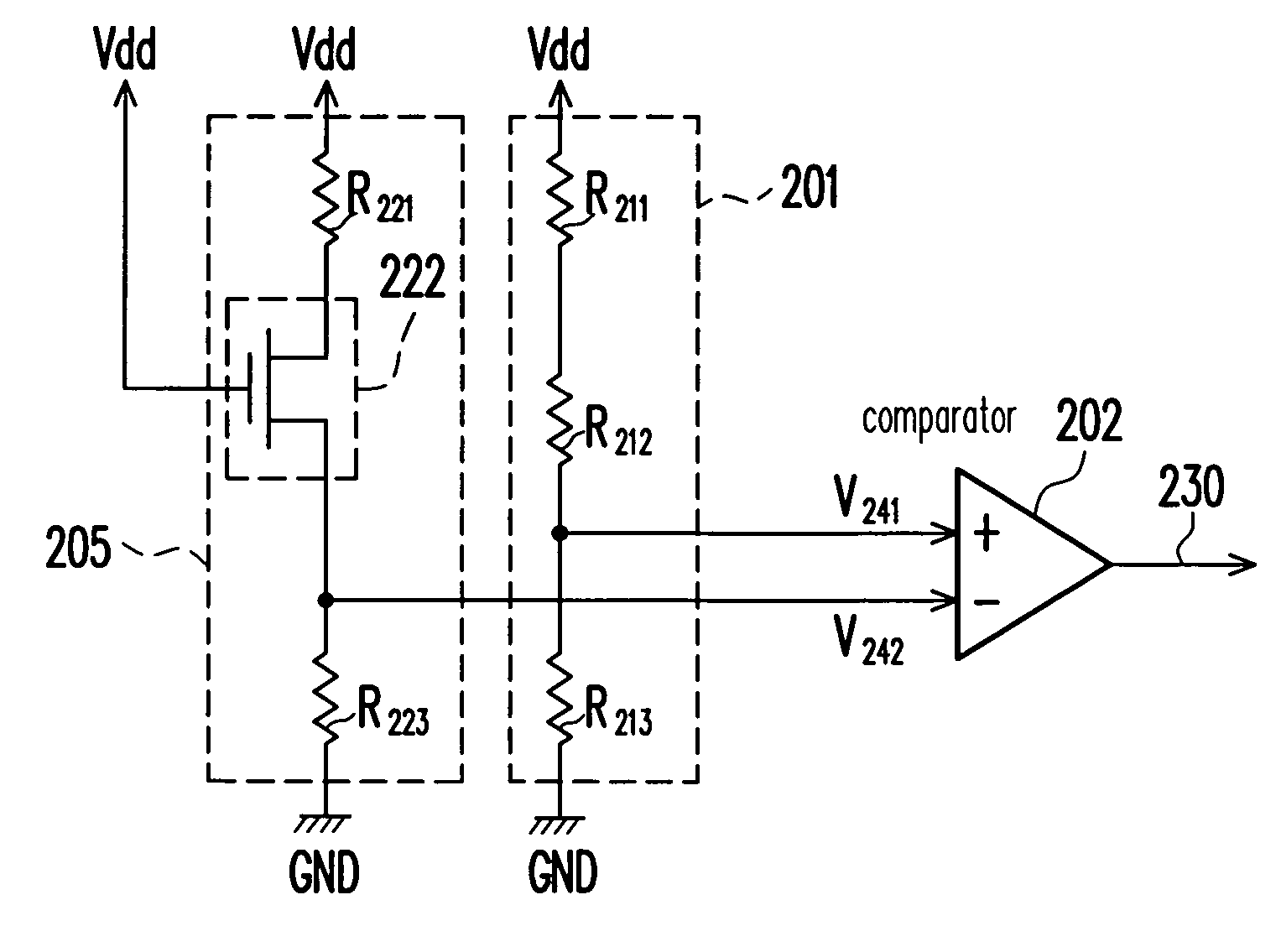 Low-voltage detection circuit