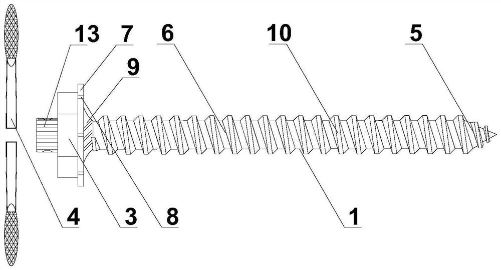 A kind of casing suitable for tsp tunnel geological forecast