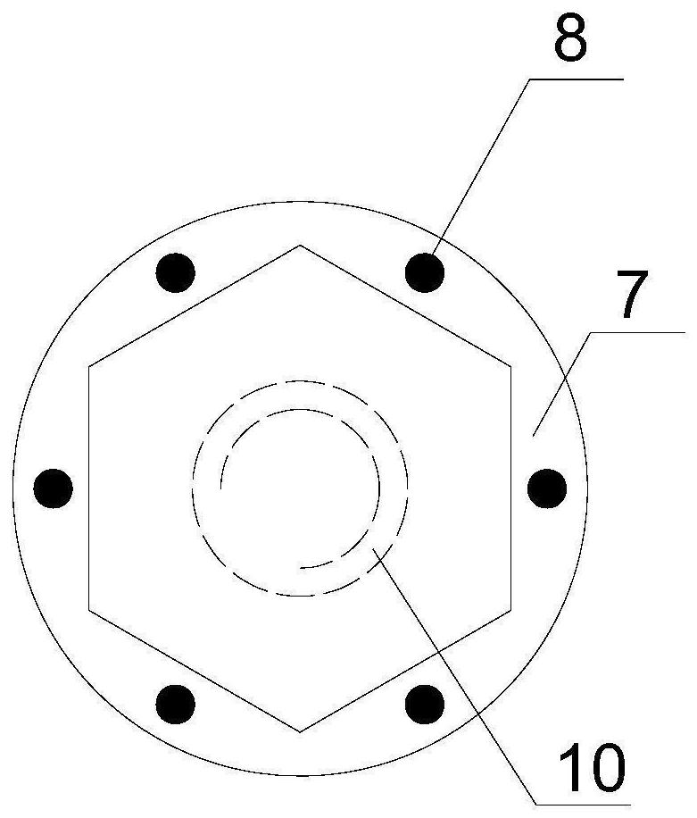 A kind of casing suitable for tsp tunnel geological forecast