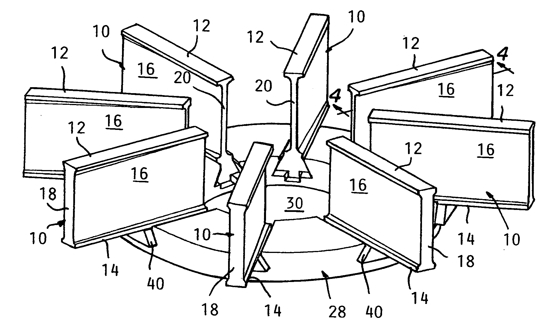 Throwing wheel assembly