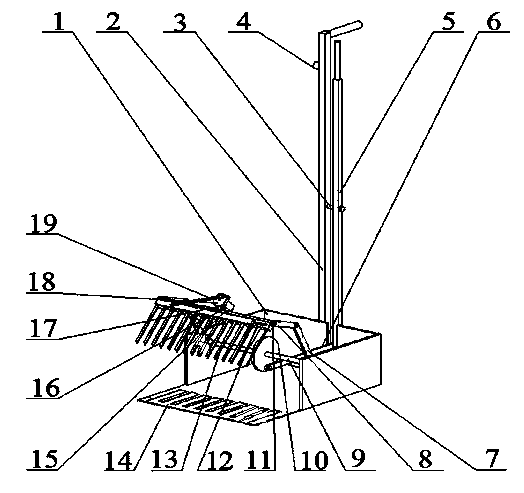 Device and method for picking ridge planting strawberries in greenhouse