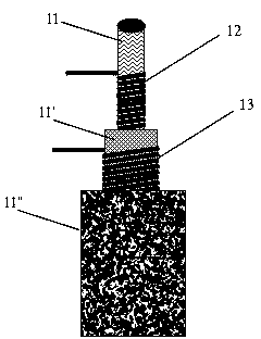 Three-dimensional measuring method and measuring system for underground deformation