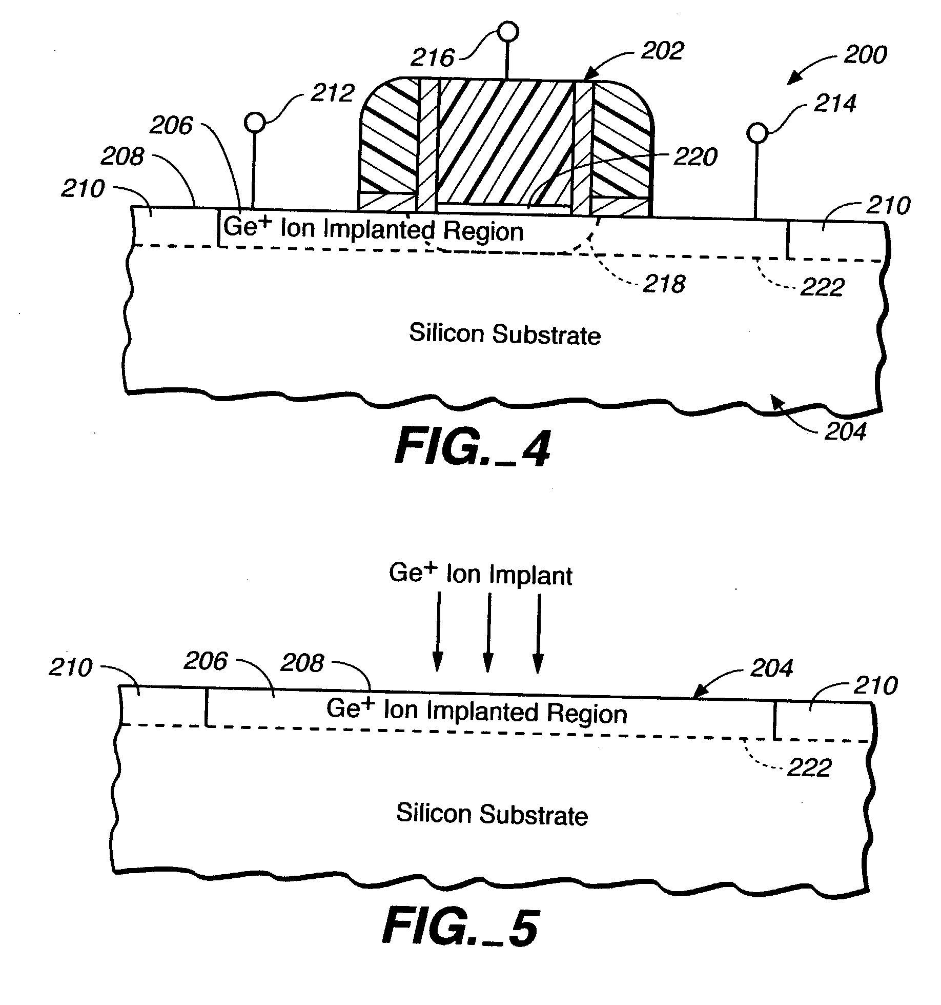 Ion implantation in channel region of CMOS device for enhanced carrier mobility