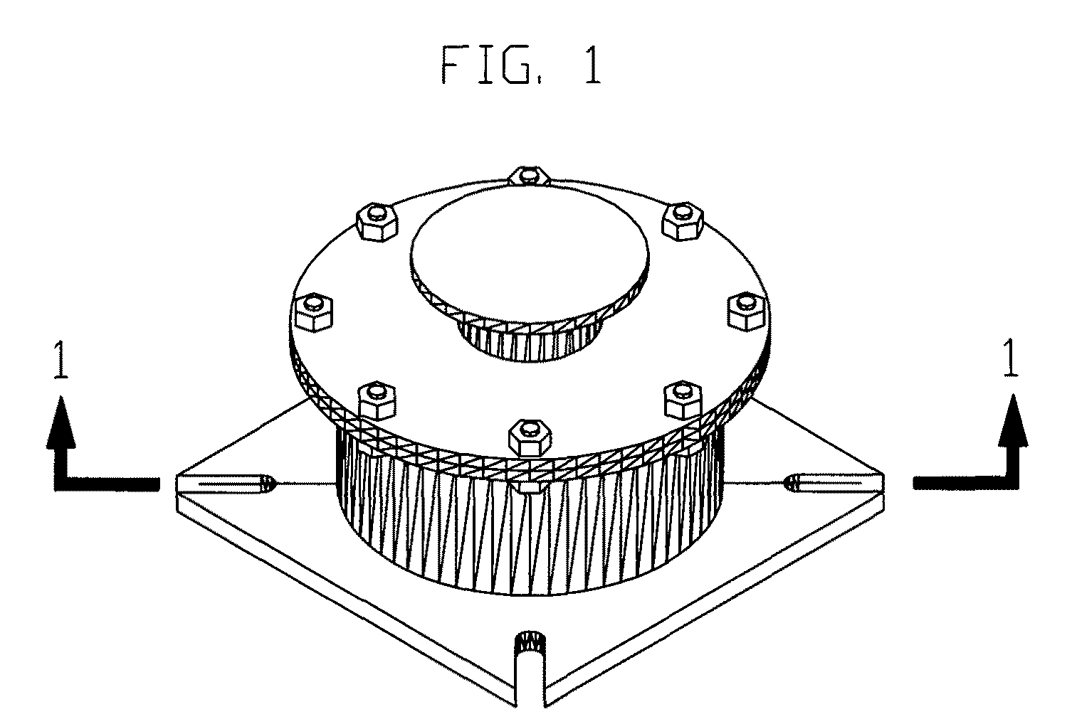 Conical washer spring support