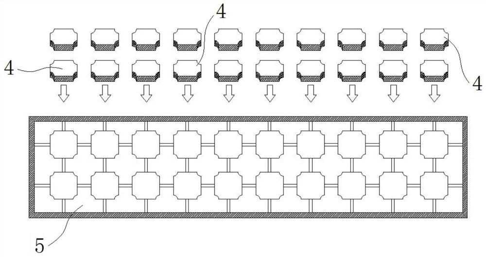 Material arrangement mechanism of packaging machine