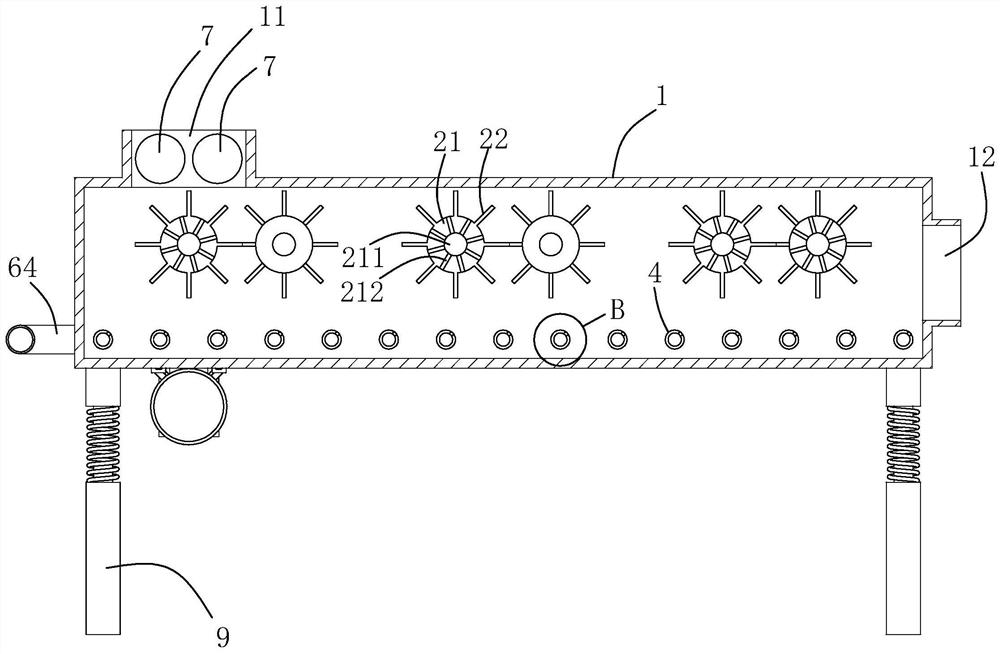 Cotton opener for bedding production line