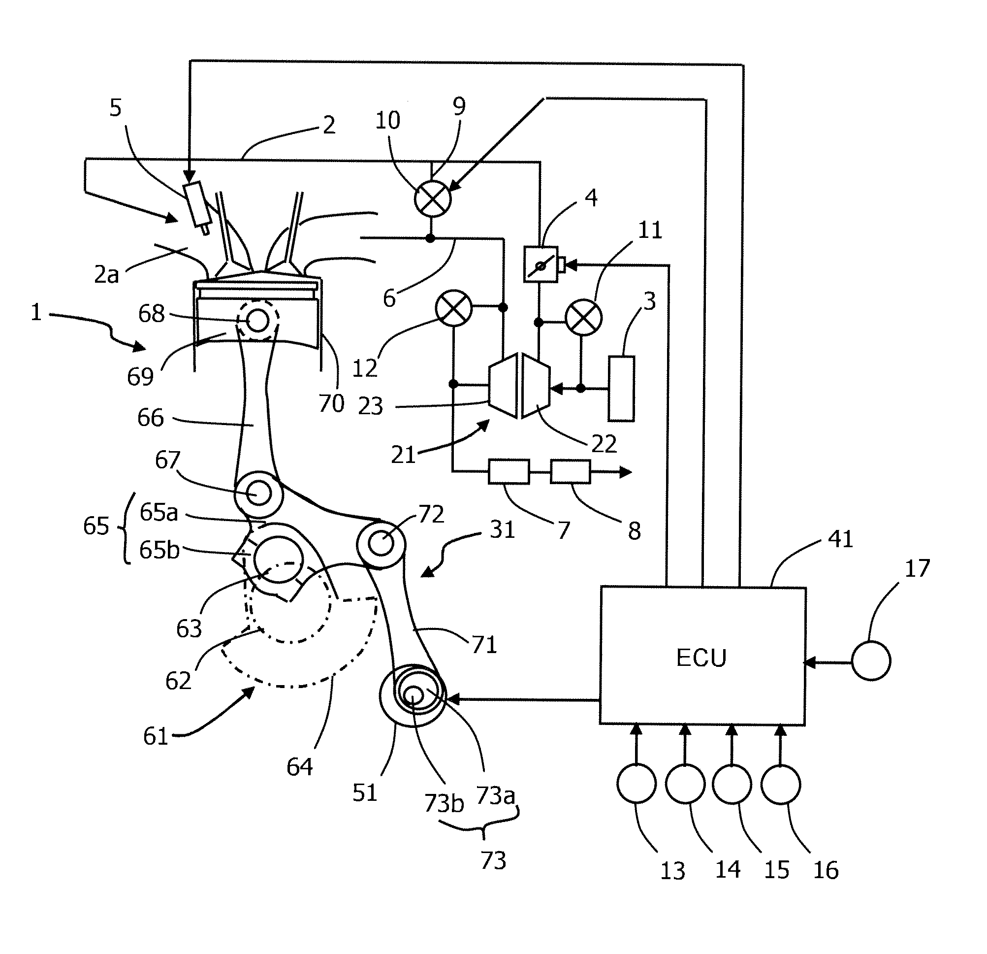 Internal combustion engine control device and method