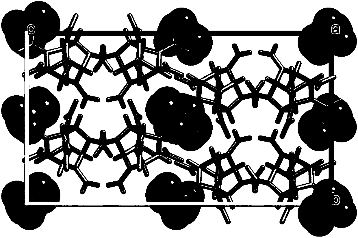 Method for preparing subject-object explosive with methanol molecules embedded in crystal cells