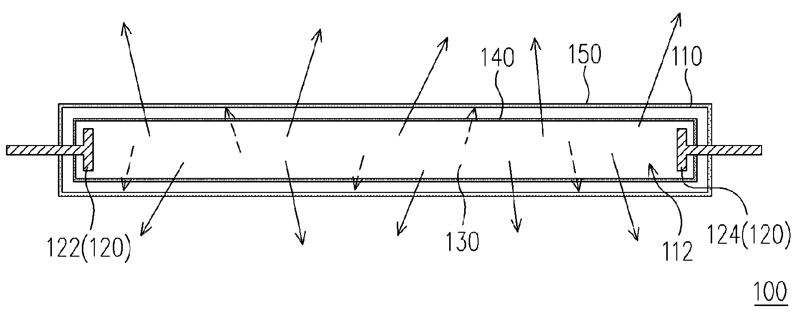 Method for improving color purity of light source module and fluorescent lamp and LED device applying the method