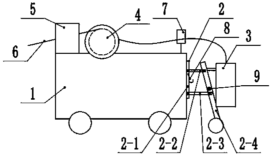 Water tank dredging robot