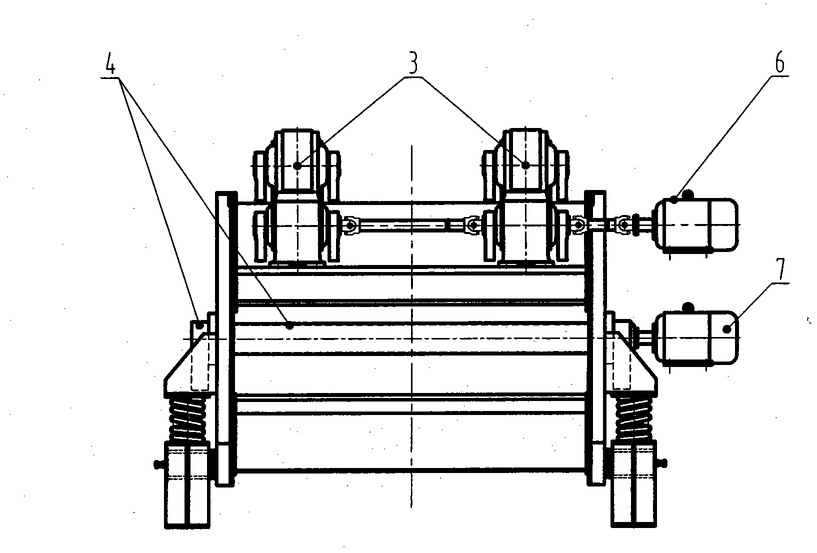 Elliptical track vibrating screen