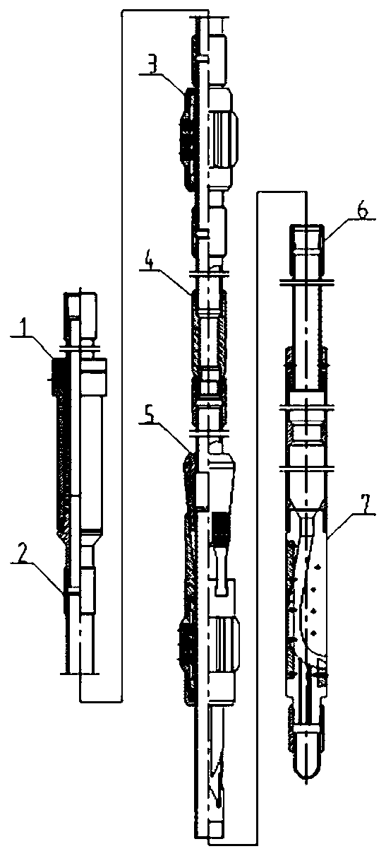 Radial horizontal well drilling and sand control completing tool and method