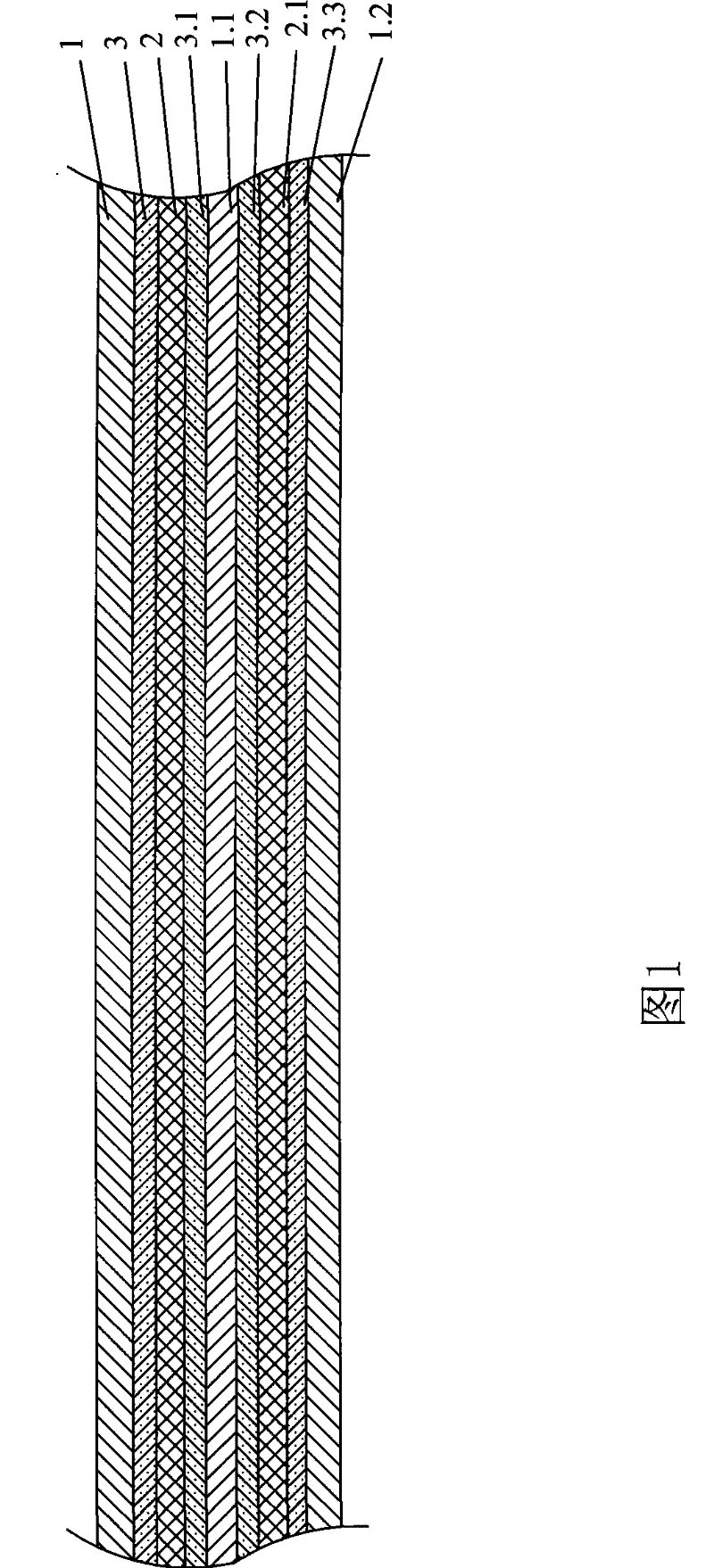 Processing method of fire resistant mica tape and structure