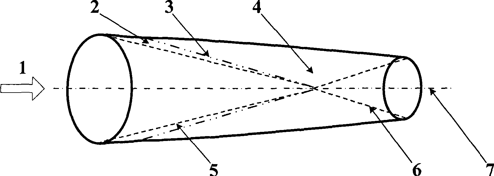 Internal waverider hypersonic inlet and design method based on random shock form