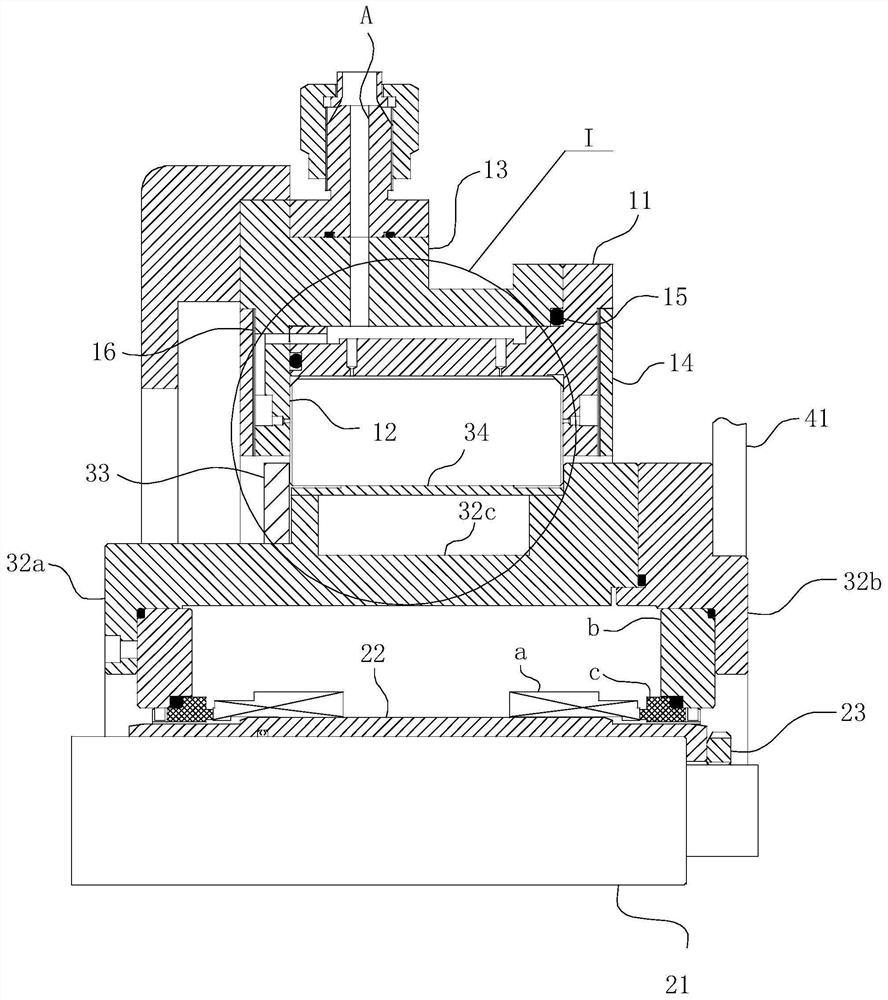 Dynamic seal contact surface friction rotating torque measuring device