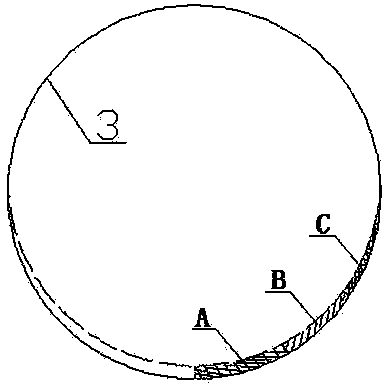 Rapid scraping repair method of babbitt metal bearing bushing surface