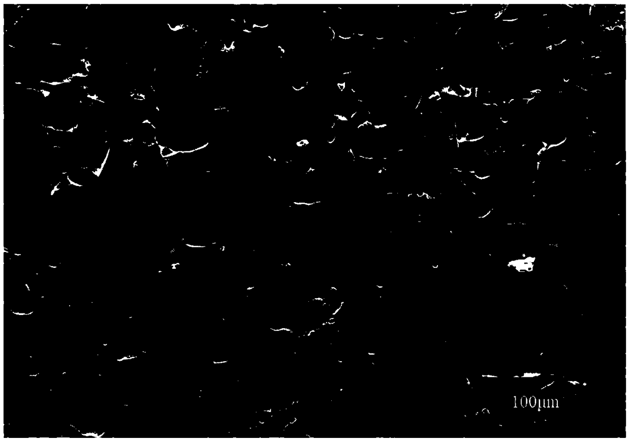 Gallium and molybdenum co-doped garnet type lithium ion solid electrolyte and preparation method thereof