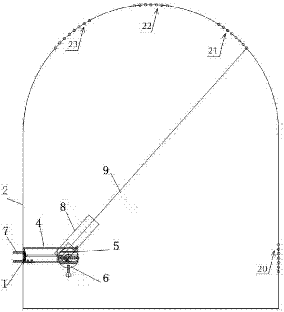 Early deformation monitoring method for large-section underground caverns based on segmental fine measurement