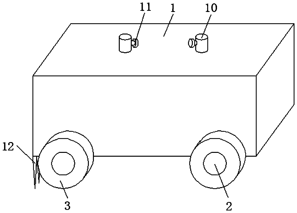 Automatic sowing and fertilizing agricultural robot