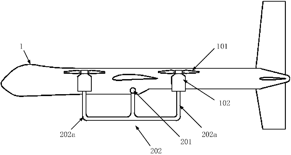 A tilting four-rotor long-endurance composite aircraft