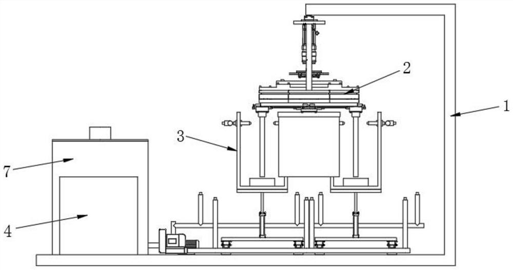 Double-sided synchronous spraying system for high polymer material