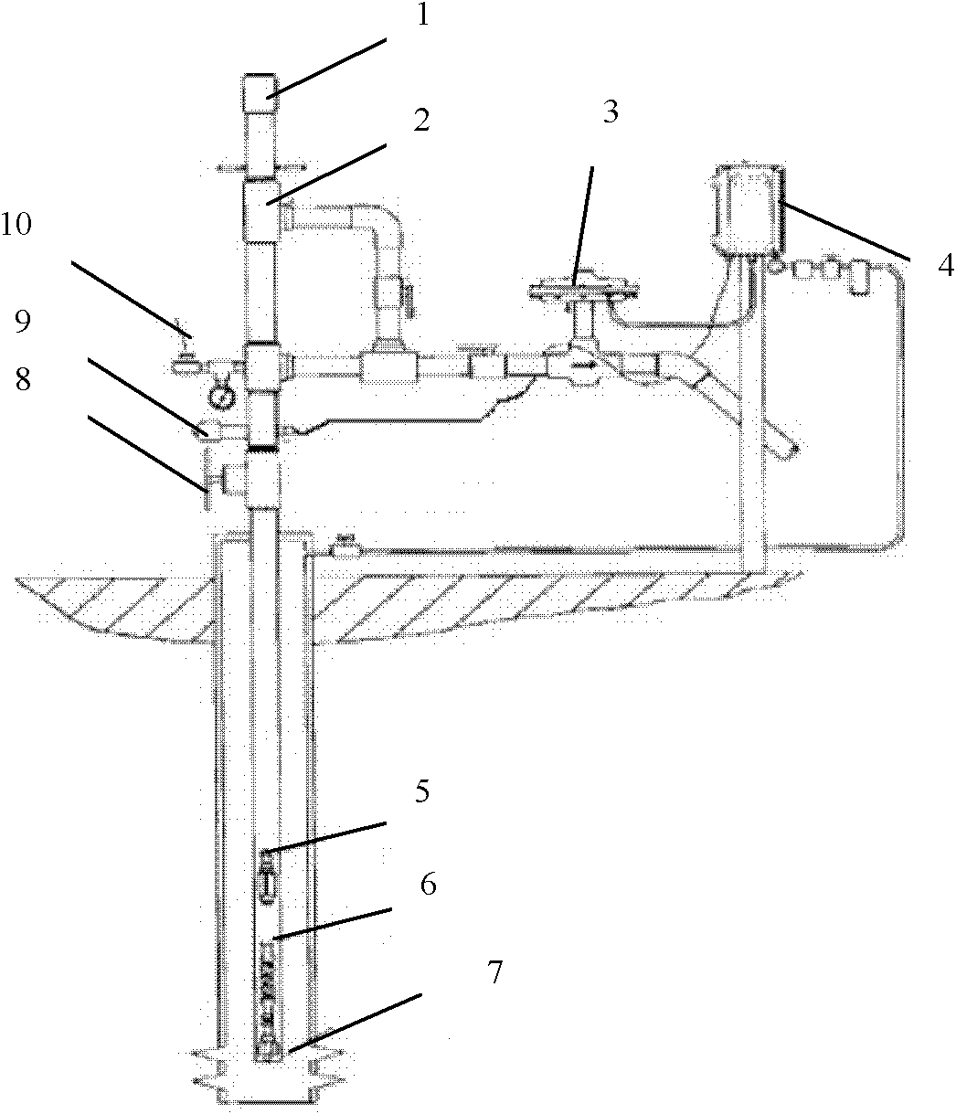 Plunger device for gas well online measurement and plunger type drainage gas recovery system