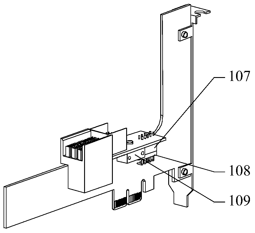 Adapter card for converting PCI Express X2 into CPCI Express X2