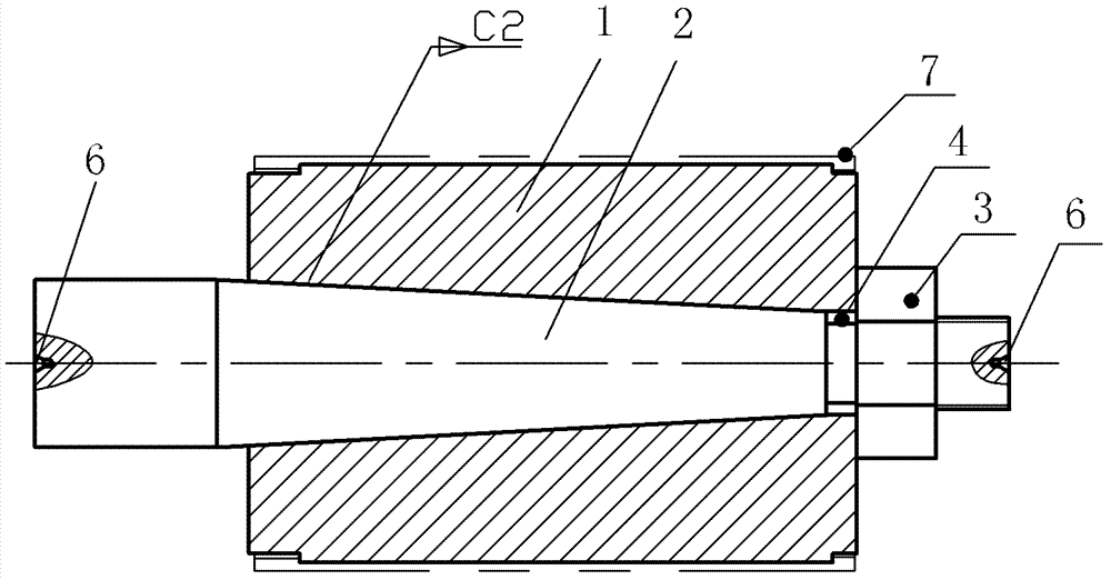 Internal expansion tool for mechanical processing