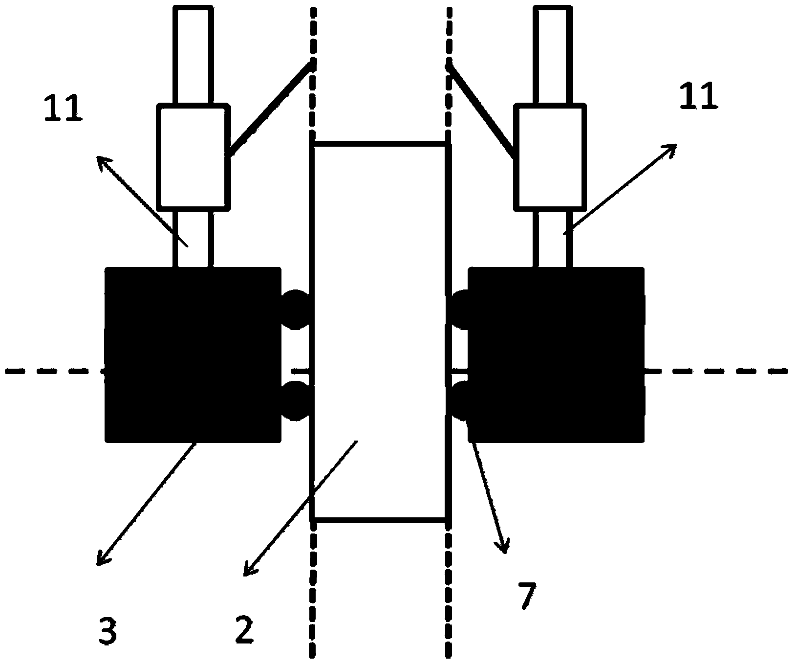 Wind energy-wave energy integration power generation structure based on floating type tension leg platform