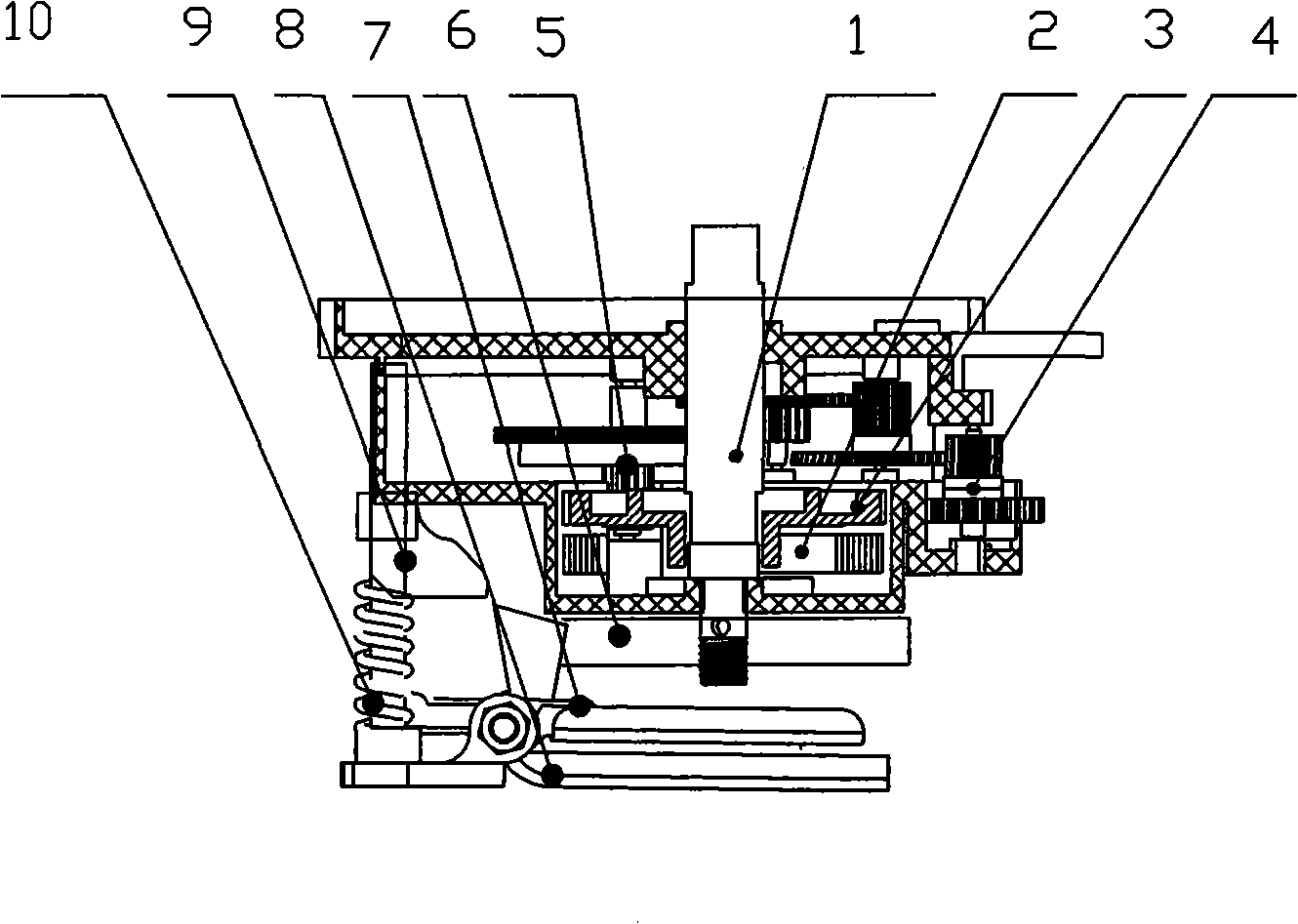 Liquid flux quantitative control device