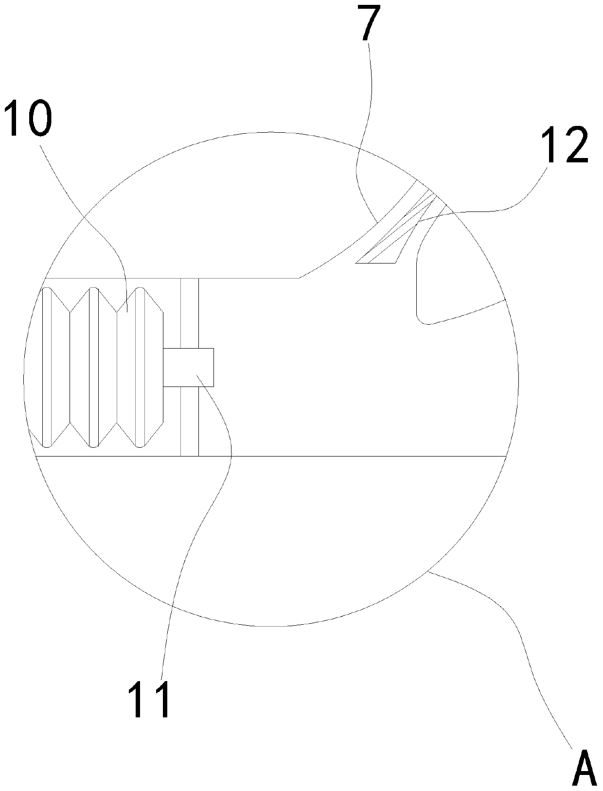 Automatic dust removal device for civil air defense engineering door body