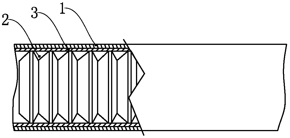 Telescopic hose and preparation method thereof