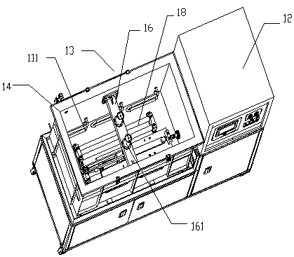 Electronic high-temperature friction system measuring device