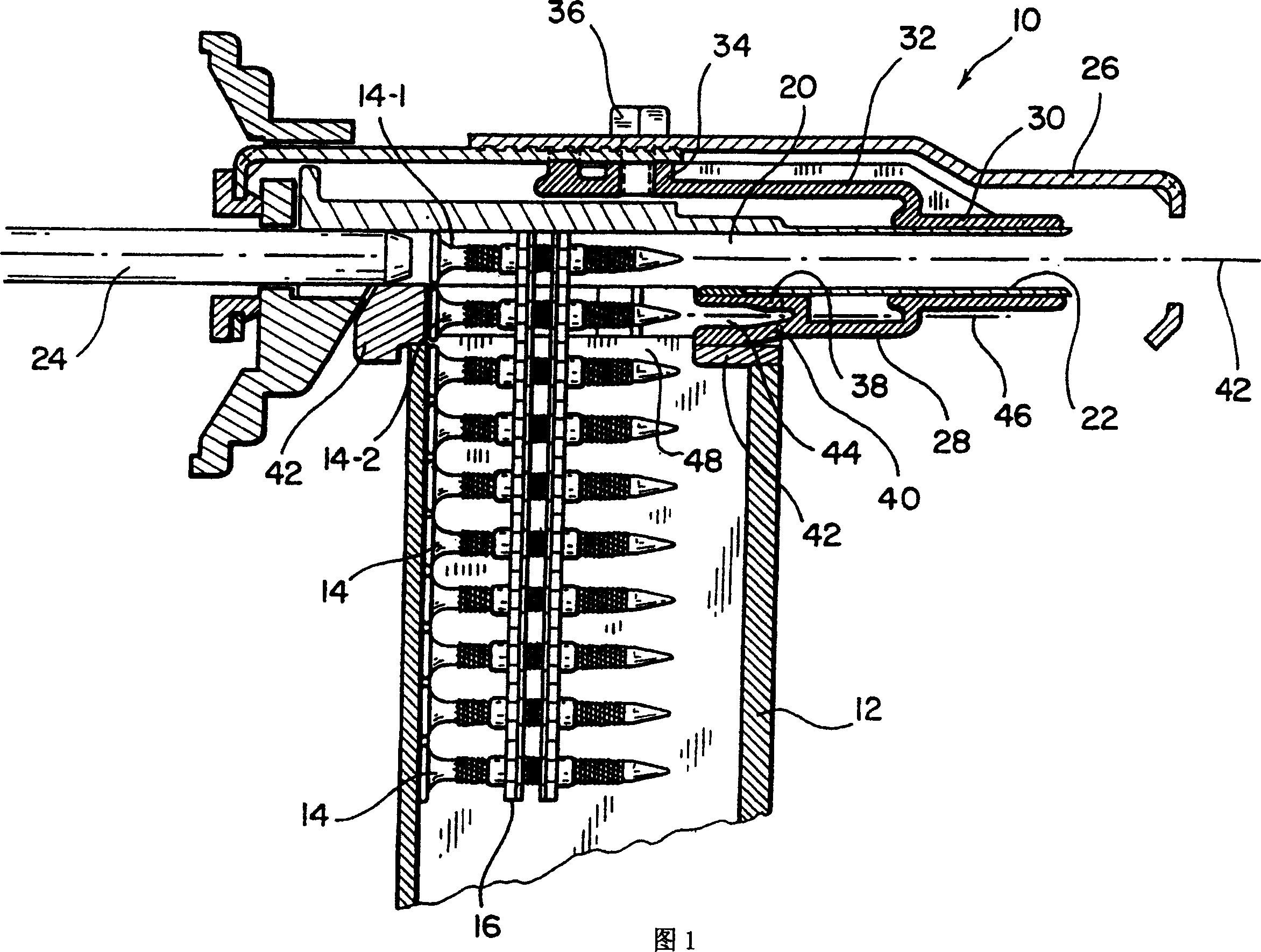 Telescopic supporter for driving tool of fastening component