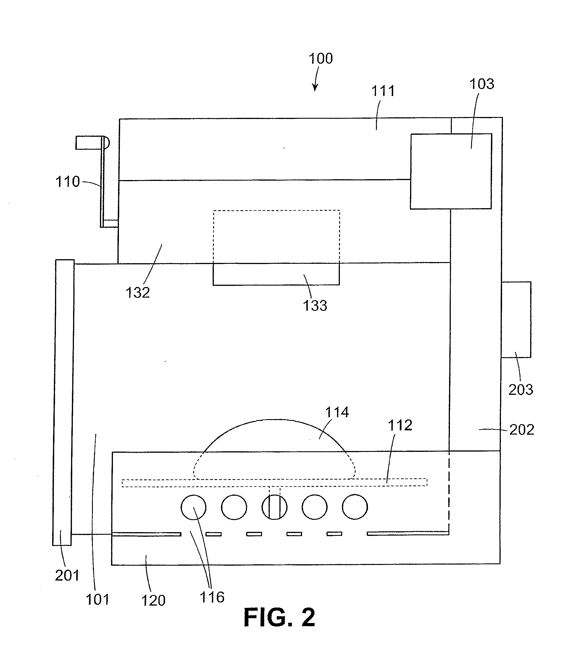 High-speed cooking oven with optimized cooking efficiency