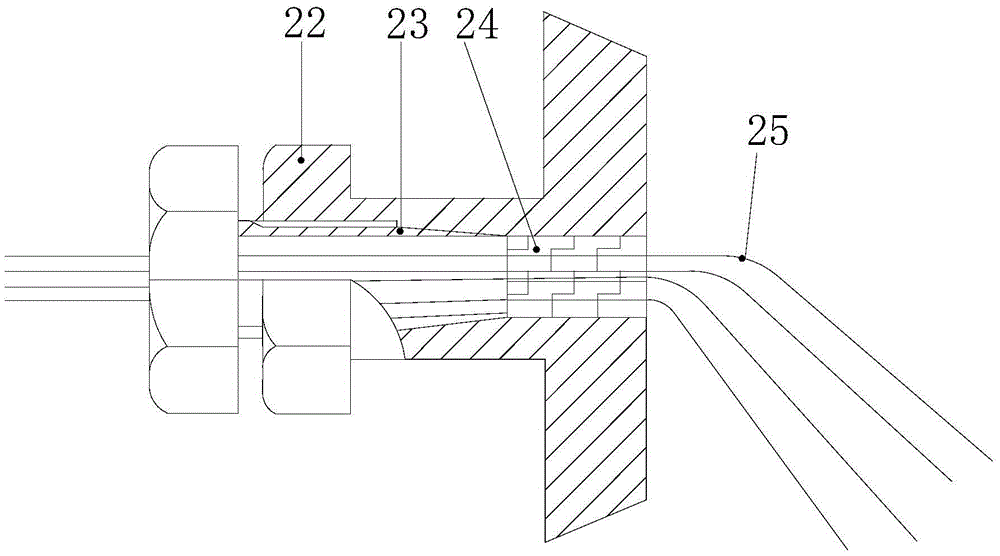 A test system and monitoring method for water and sand migration of mining-broken rock mass