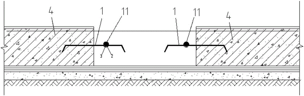 Novel diversion drainage structure of post-cast strip and construction method of novel diversion drainage structure of post-cast strip