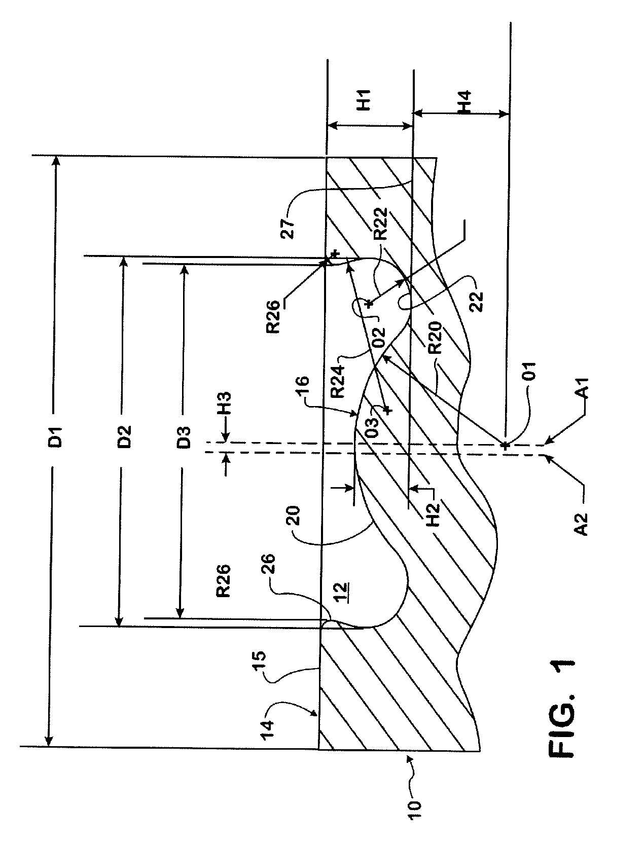 Combustion Chamber with Double Convex Surfaces and Double Concave Surfaces