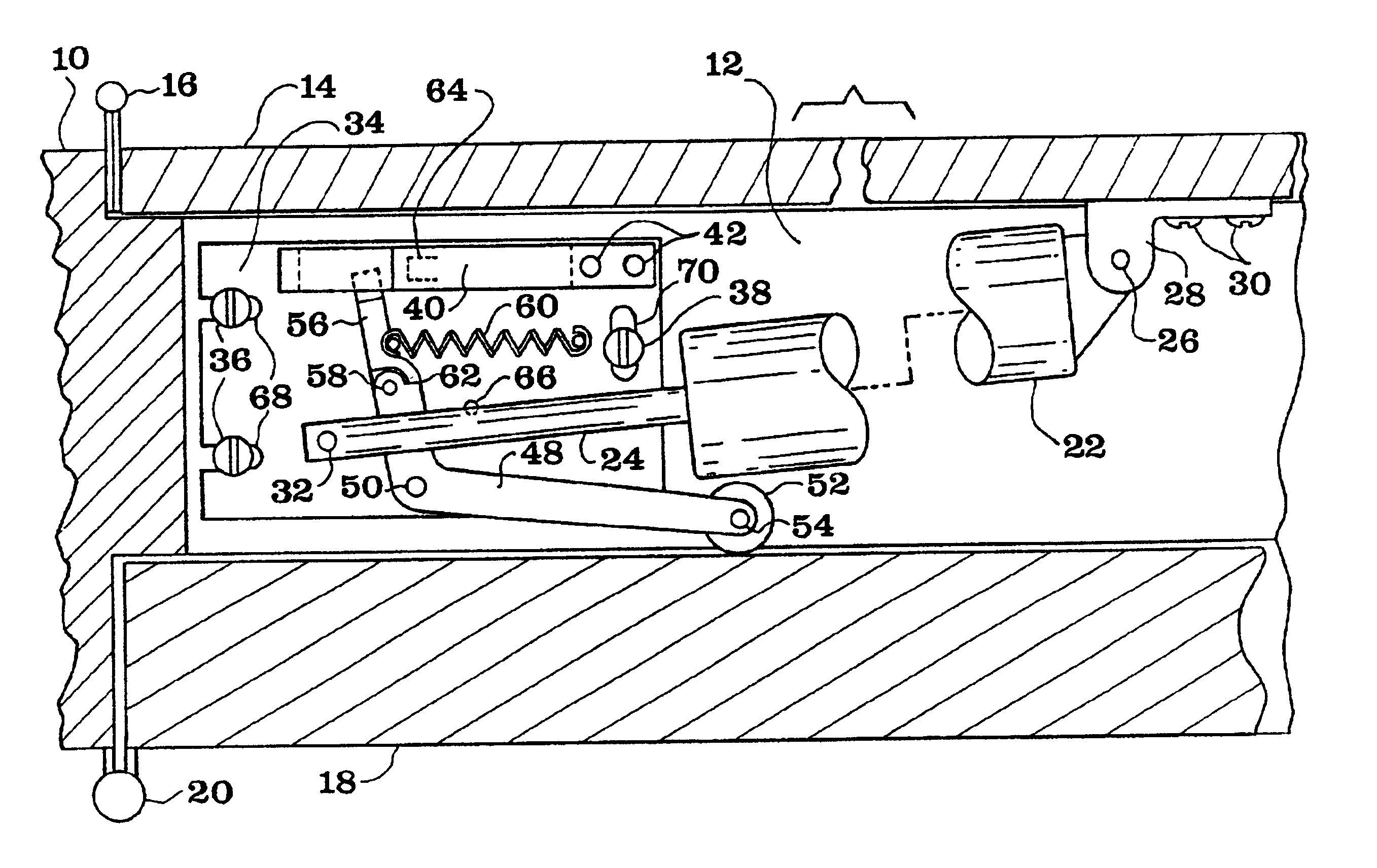 Door hold open and controlled release mechanism